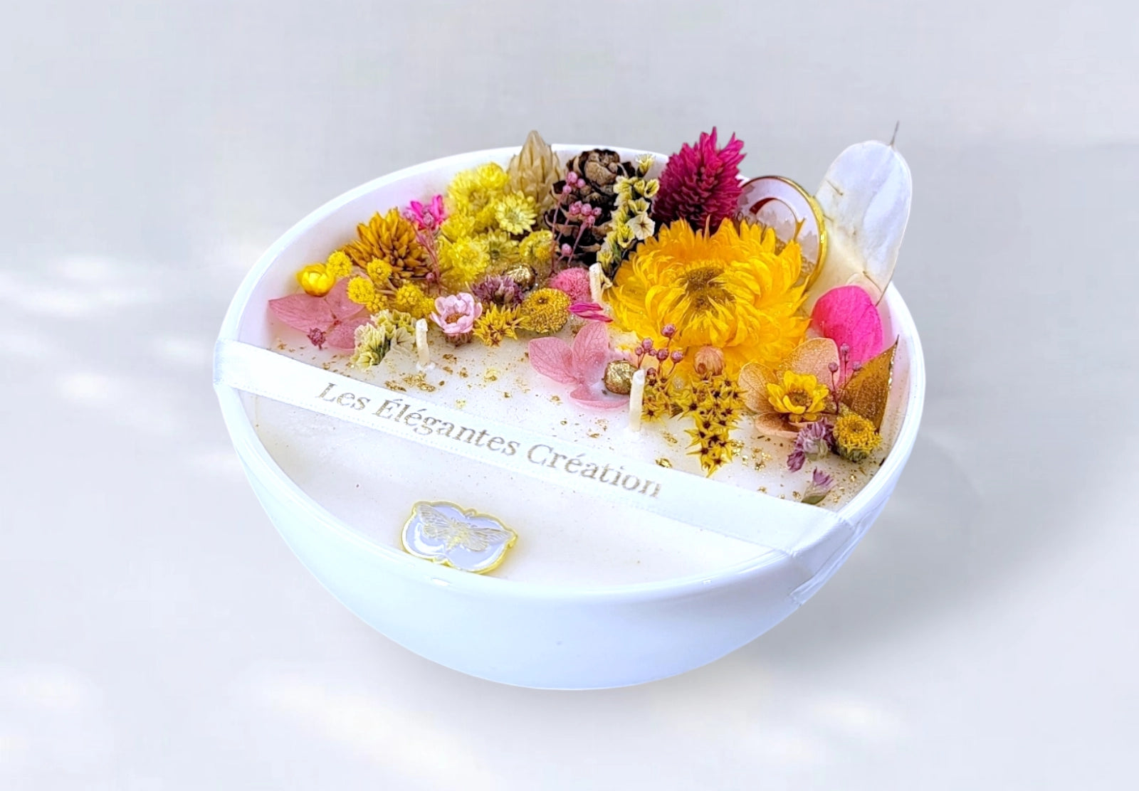 Bougie parfumée fleurie monoï de Tahiti