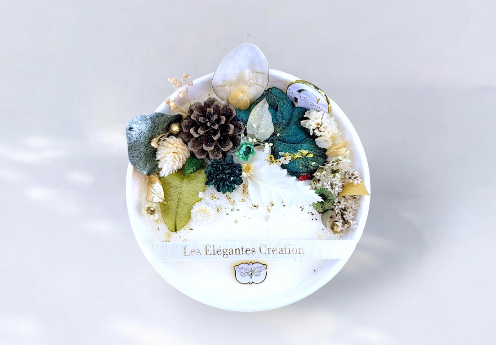 Bougie fleurie parfumée Cocooning