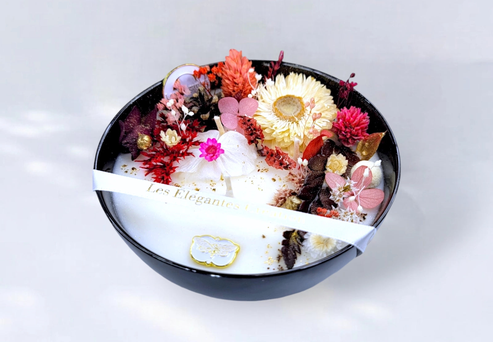 Bougie parfumée fleurie Rose authentique