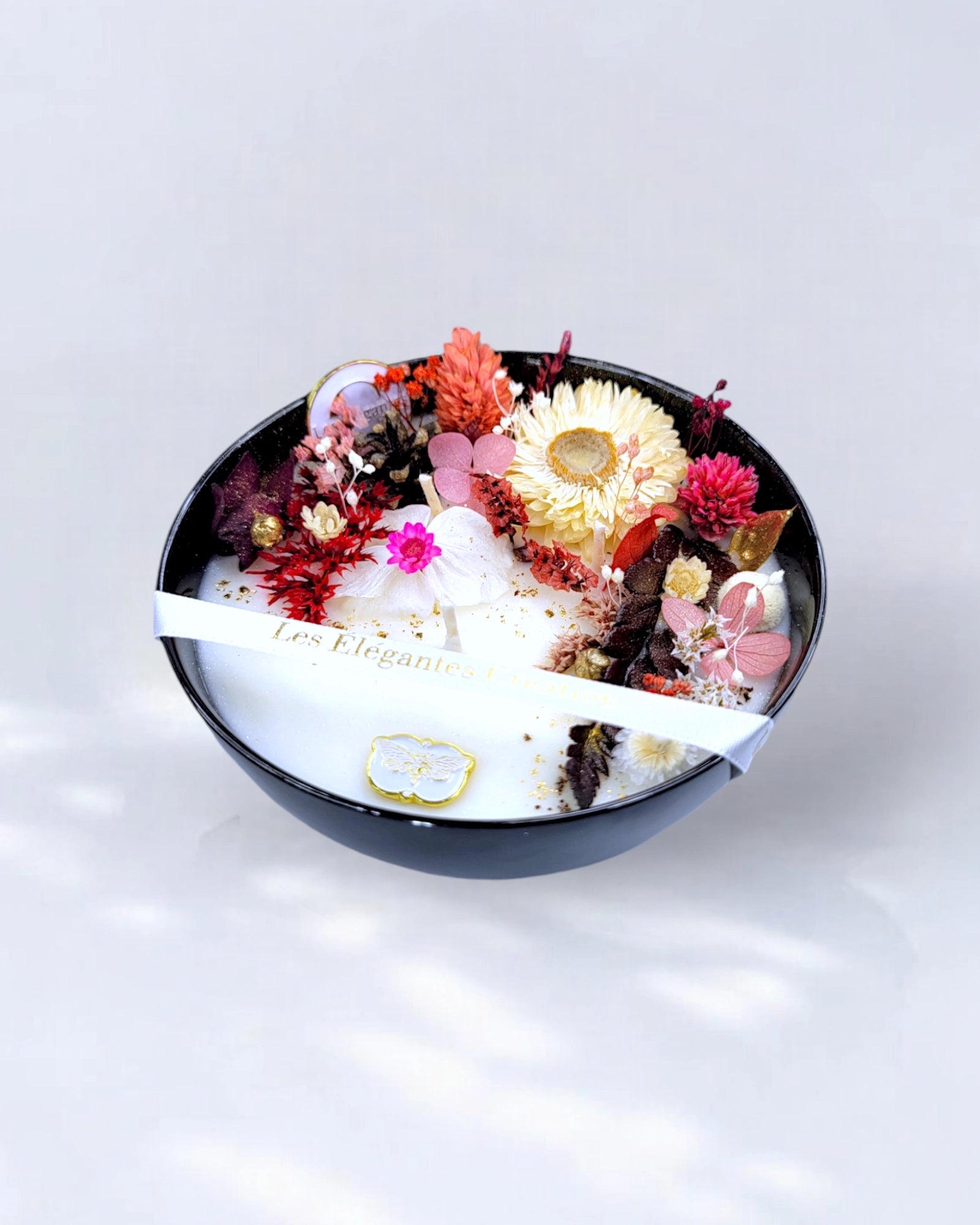 Bougie parfumée rose authentique